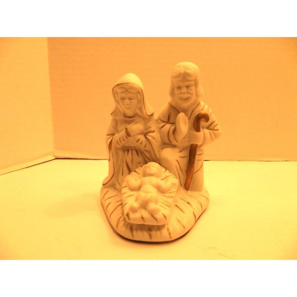 Vtg. Nativity Scene Jesus, Mary, and Joseph - Picture 1 of 1
